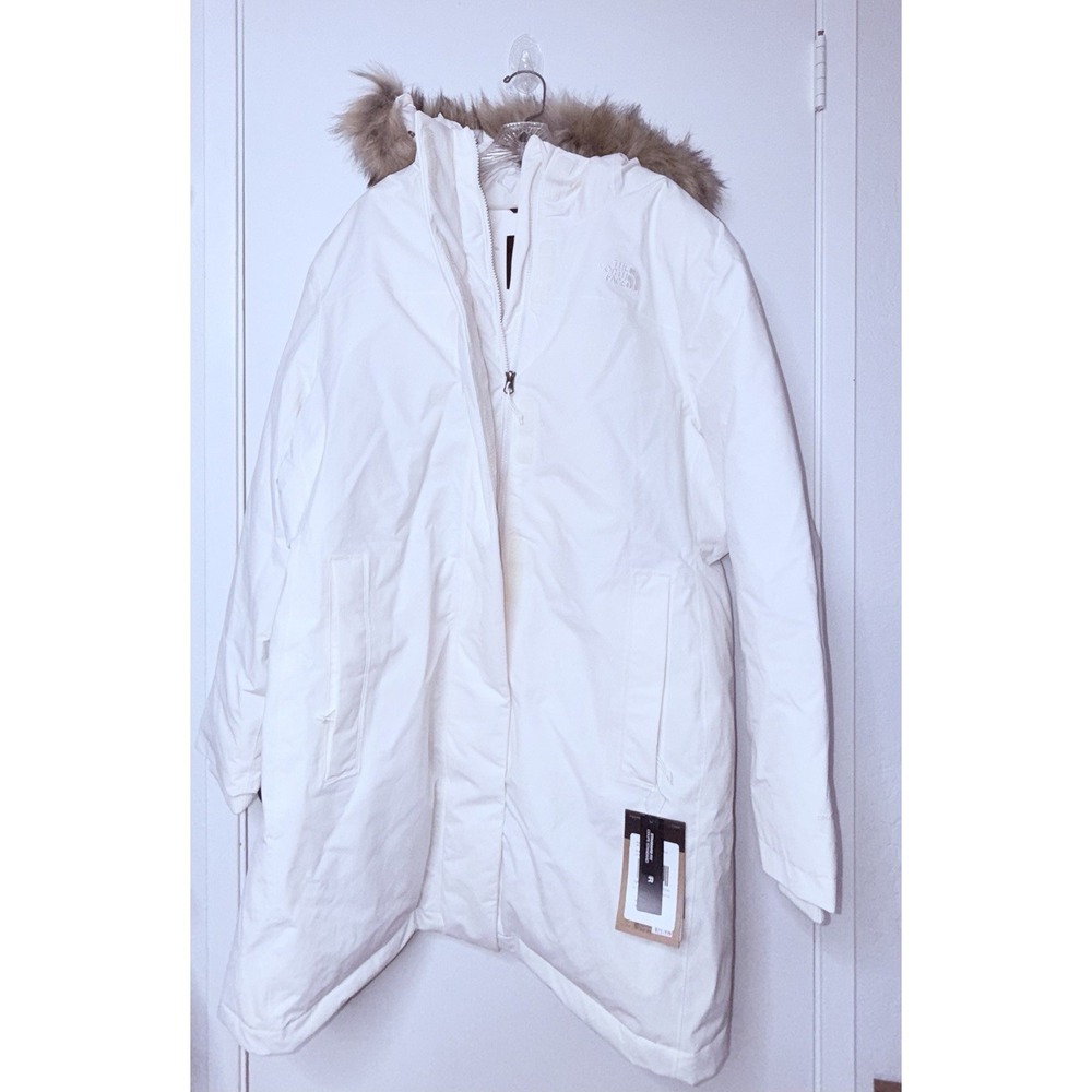 The North Face Arctic Parka Women's Plus Size 2X Down Winter‎ Jacket Cream New